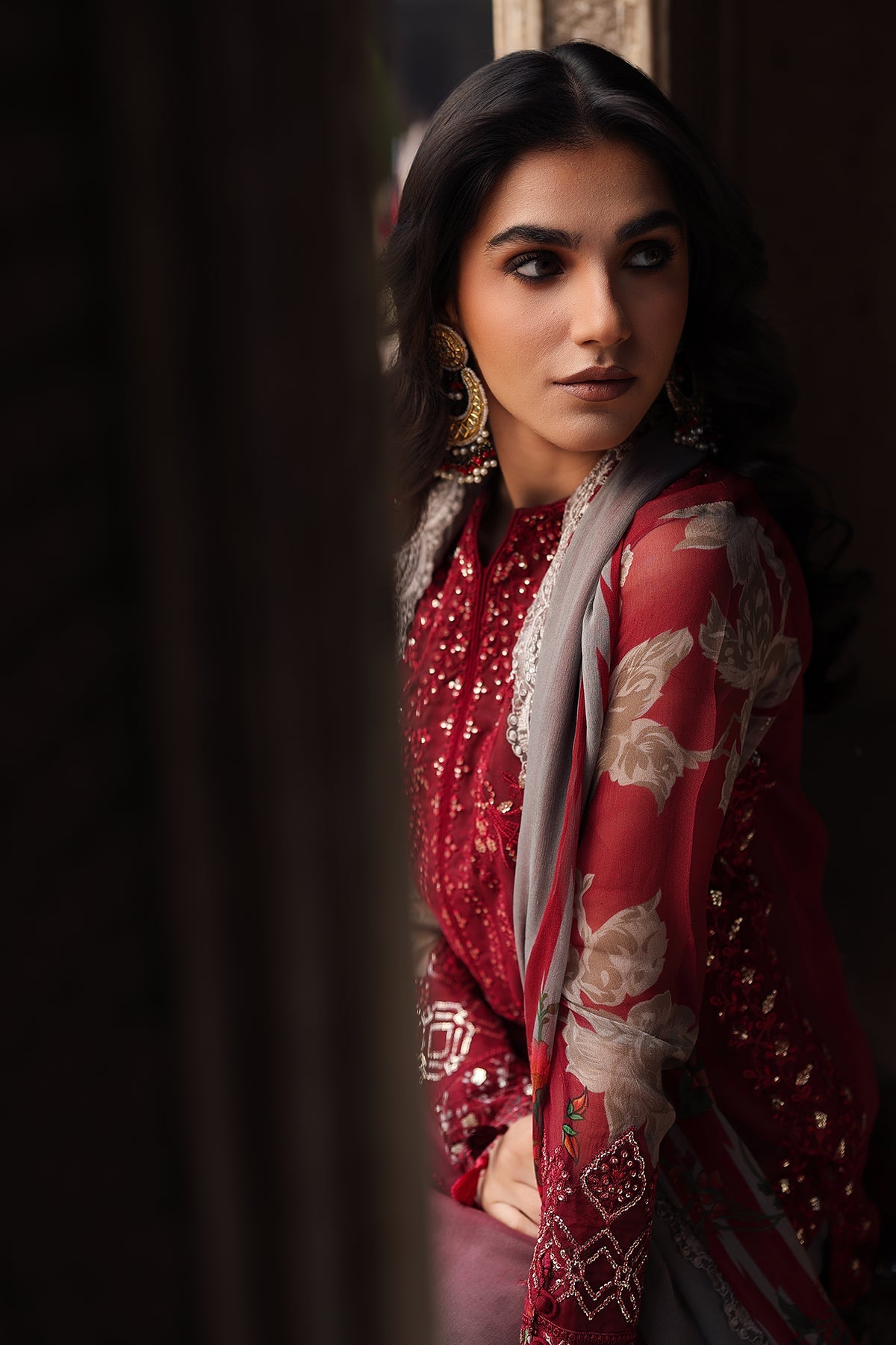 VSL25-45 | VASAL - Vol 6 Unstitched Luxury Chiffon | CHARIZMA