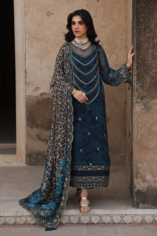 VSL25-43 | VASAL - Vol 6 Unstitched Luxury Chiffon | CHARIZMA