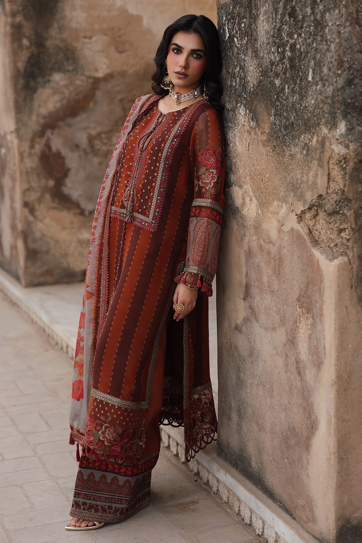 VSL25-42 | VASAL - Vol 6 Unstitched Luxury Chiffon | CHARIZMA