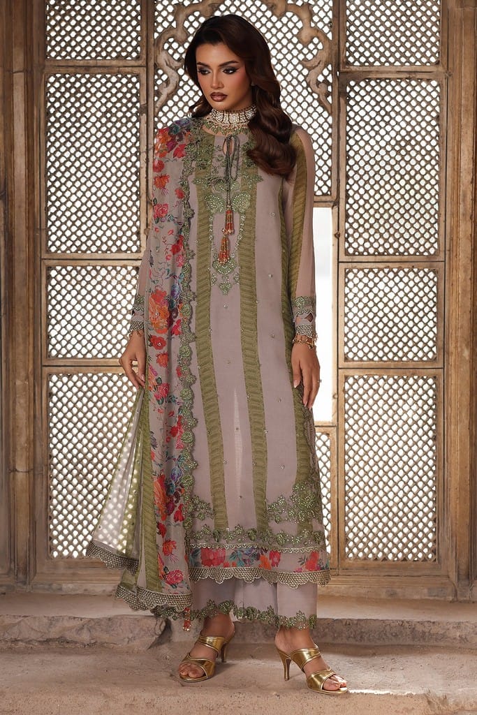 VSL25-46 | VASAL - Vol 6 Unstitched Luxury Chiffon | CHARIZMA