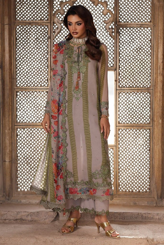 VSL25-46 | VASAL - Vol 6 Unstitched Luxury Chiffon | CHARIZMA