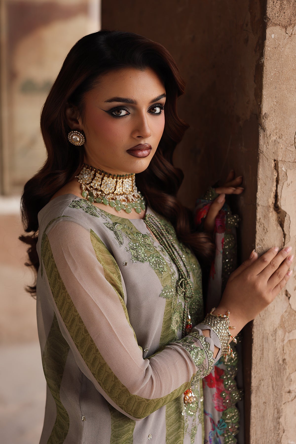 VSL25-46 | VASAL - Vol 6 Unstitched Luxury Chiffon | CHARIZMA