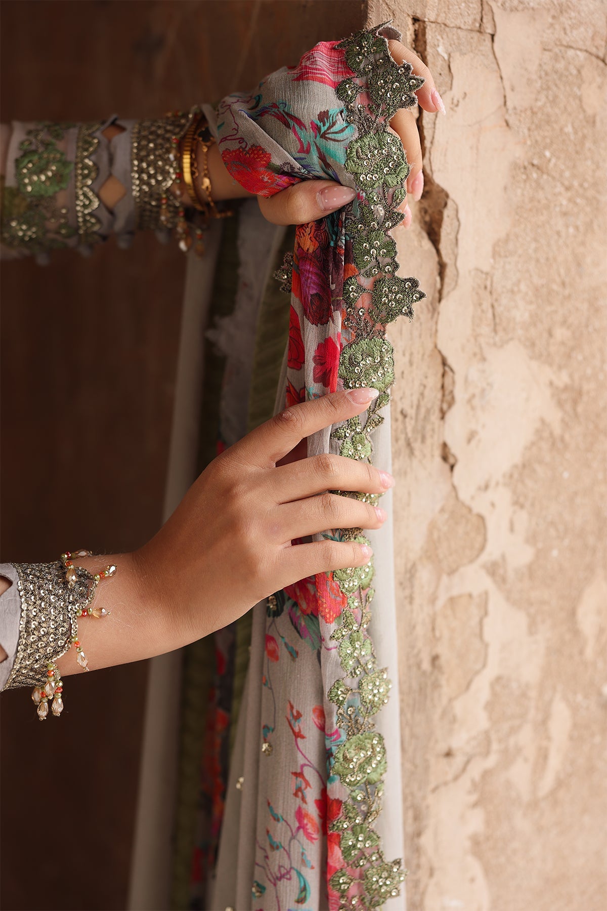 VSL25-46 | VASAL - Vol 6 Unstitched Luxury Chiffon | CHARIZMA