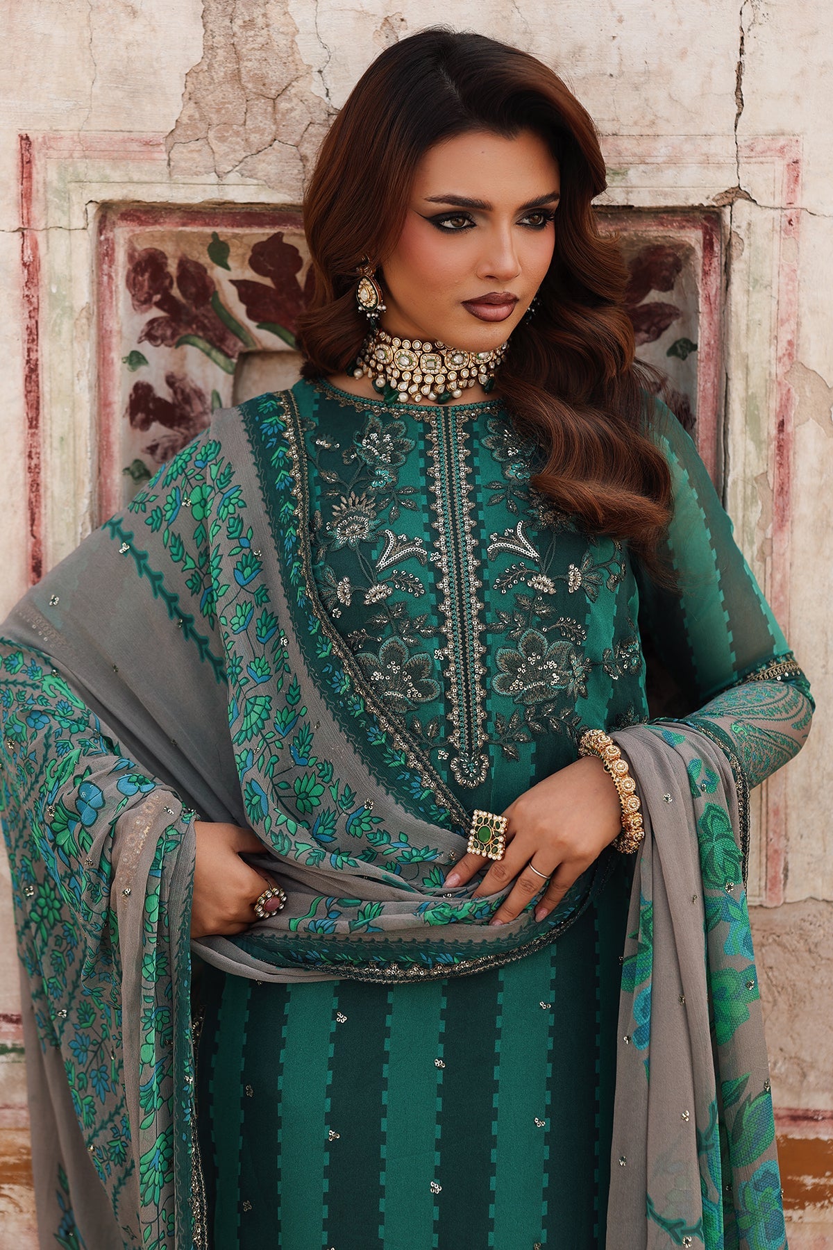 VSL25-40 | VASAL - Vol 6 Unstitched Luxury Chiffon | CHARIZMA