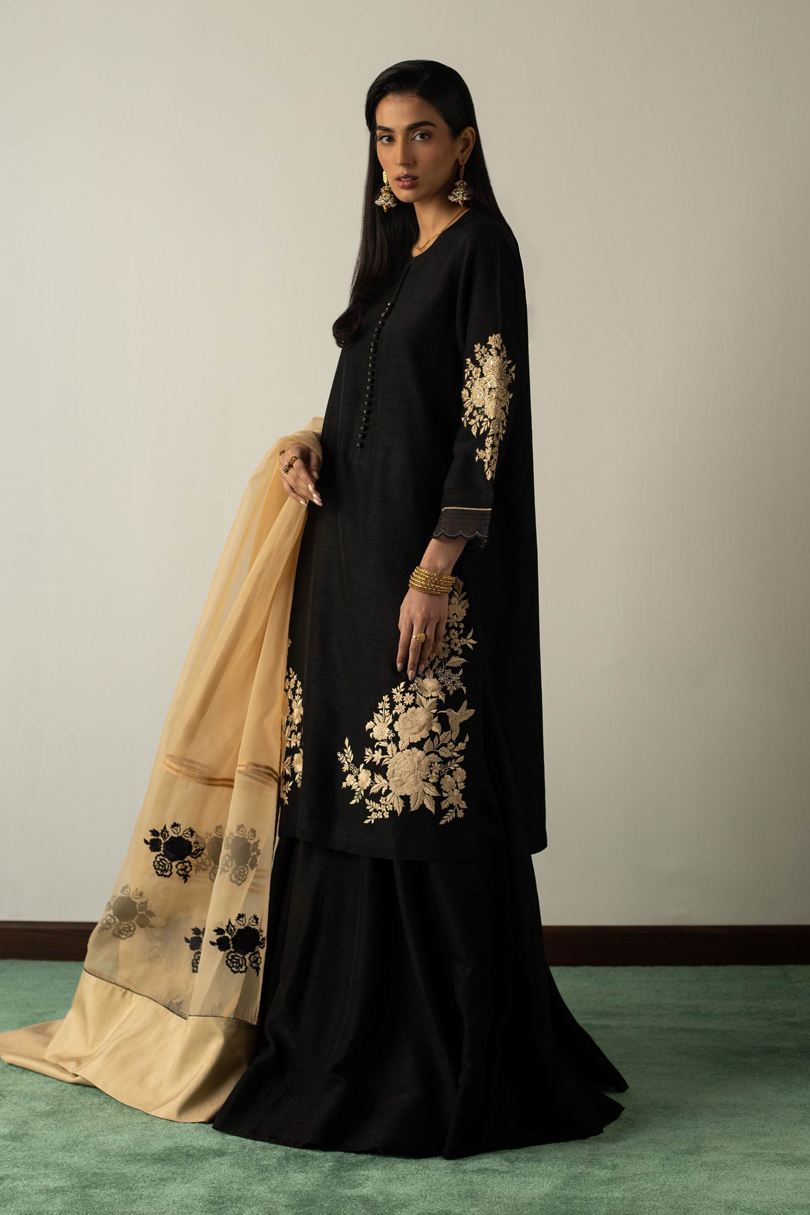 ZC-1912 | Eid Festive II | Zara Shahjahan in UK USA UAE online kapraye.com
