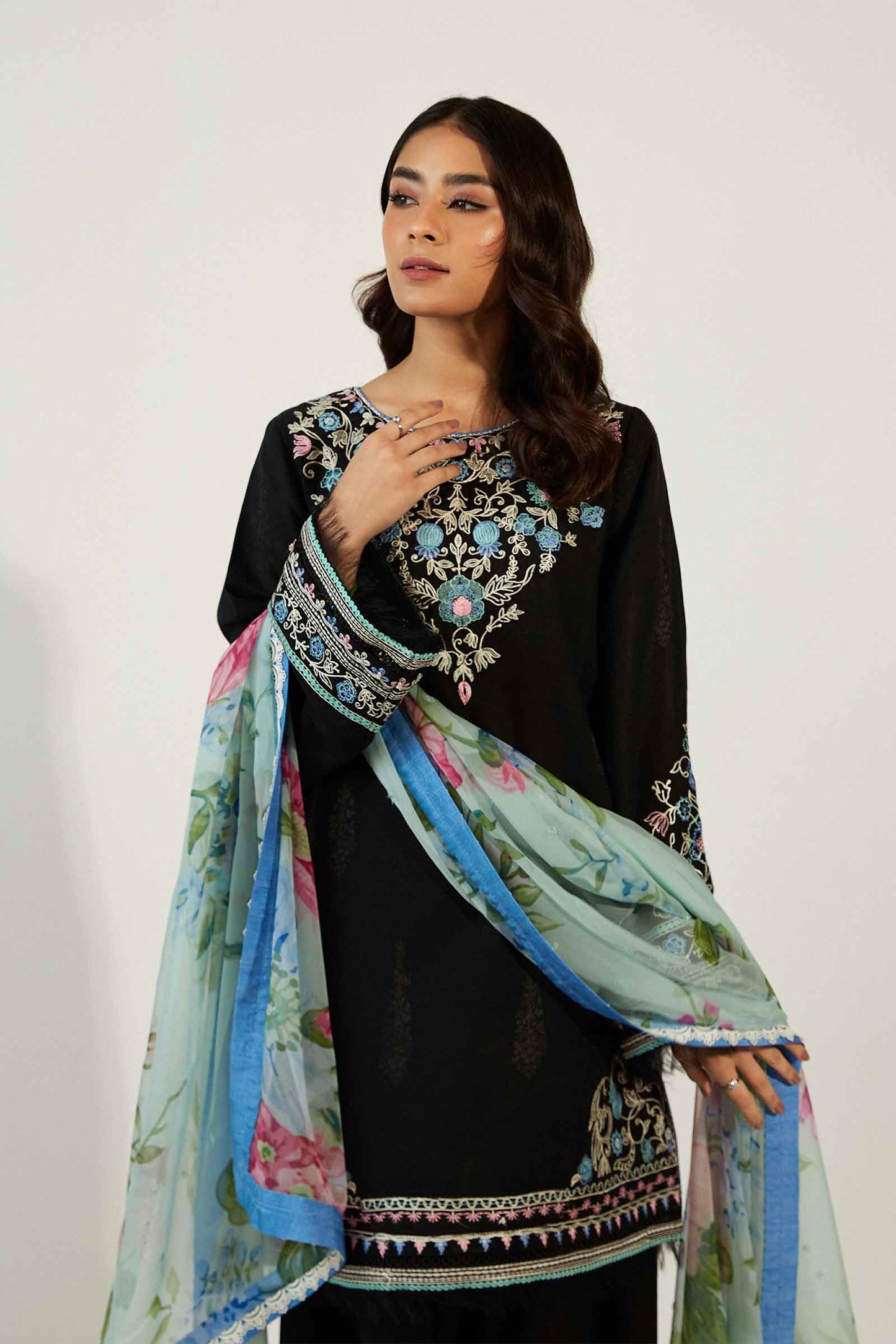 ZCE23-10A || COCO Lawn Volume II 2023 || ZARA SHAHJAHAN in UK USA UAE online kapraye.com