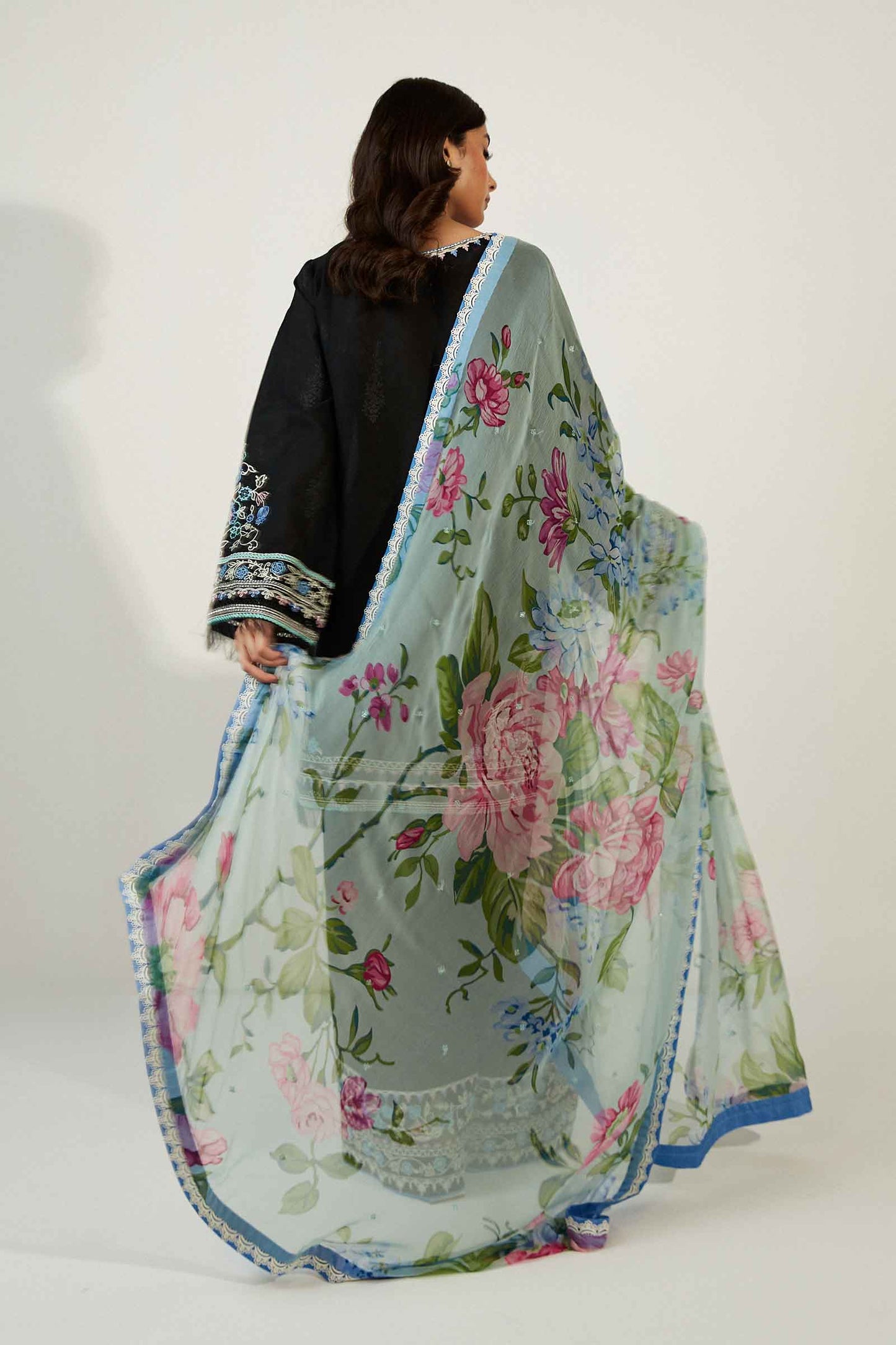 ZCE23-10A || COCO Lawn Volume II 2023 || ZARA SHAHJAHAN in UK USA UAE online kapraye.com