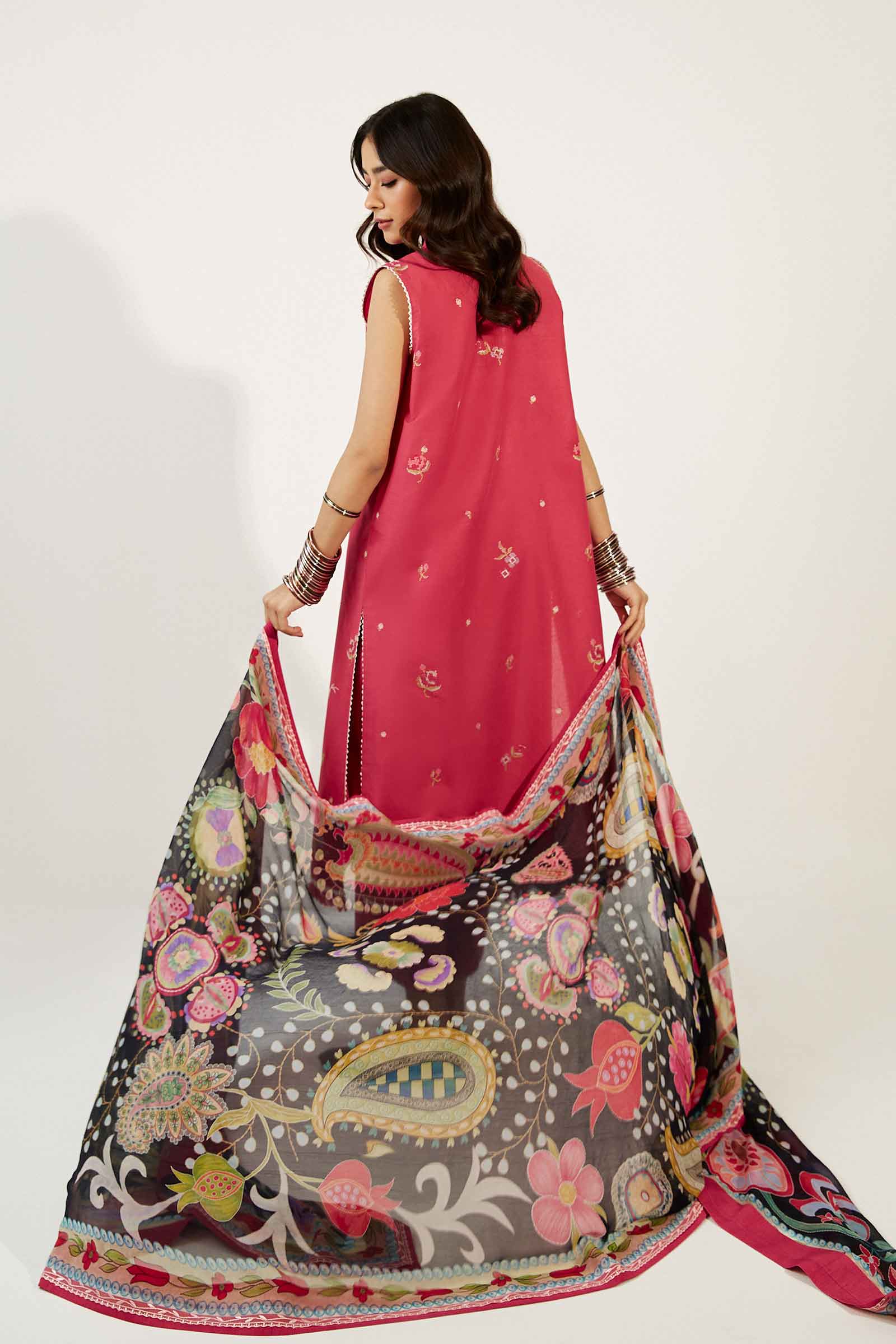 ZCE23-4A || COCO Lawn Volume II 2023 || ZARA SHAHJAHAN in UK USA UAE online kapraye.com