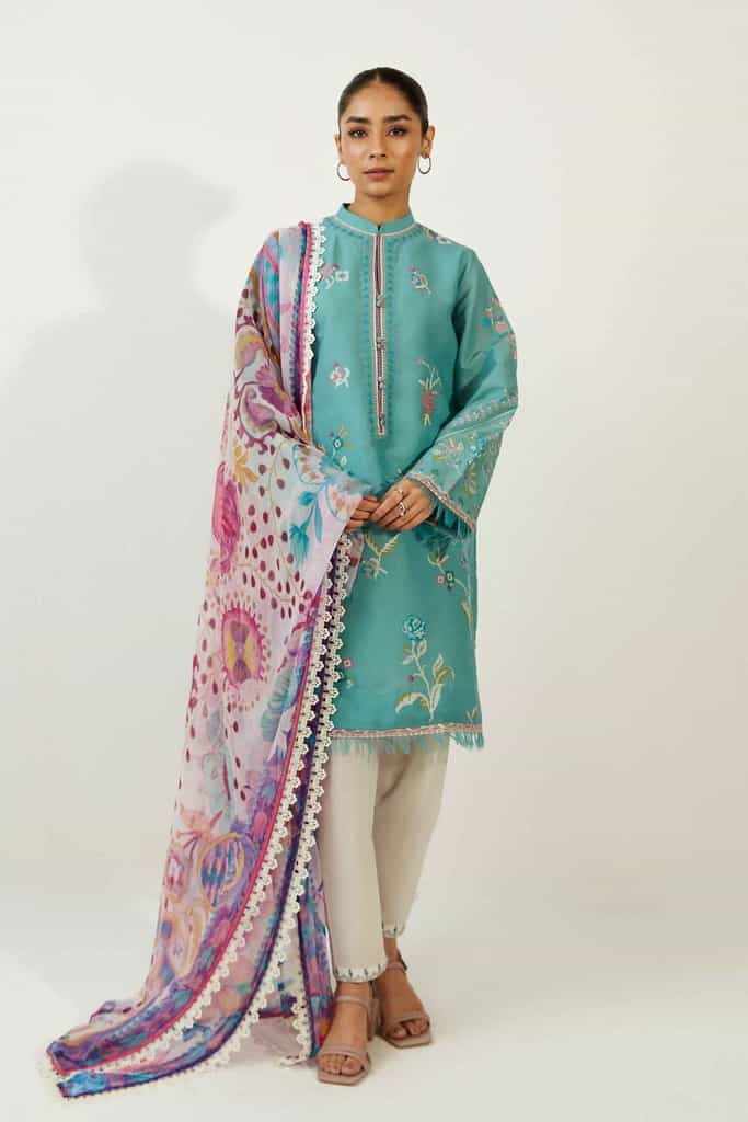 ZCE23-4B || COCO Lawn Volume II 2023 || ZARA SHAHJAHAN in UK USA UAE online kapraye.com