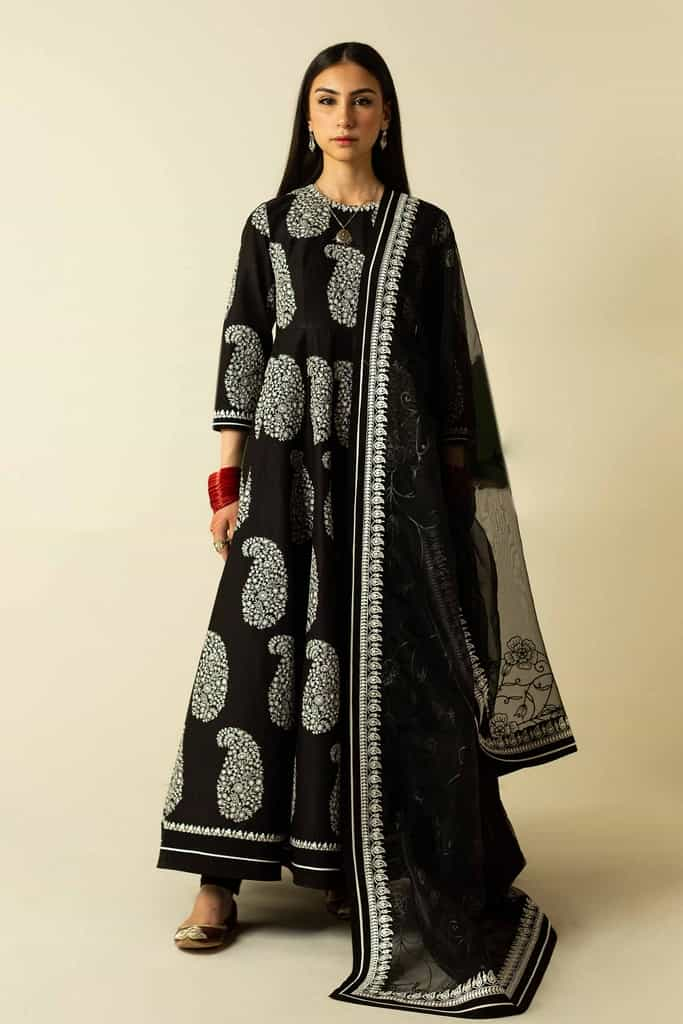 ZEL23-D3 || ZARA SHAHJAHAN LAWN II || ZARA SHAHJAHAN in UK USA UAE online kapraye.com