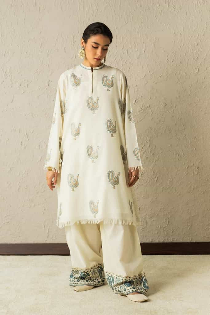 ZHC-021 || SUMMER HAND CRAFTED || ZARA SHAHJAHAN in UK USA UAE online kapraye.com