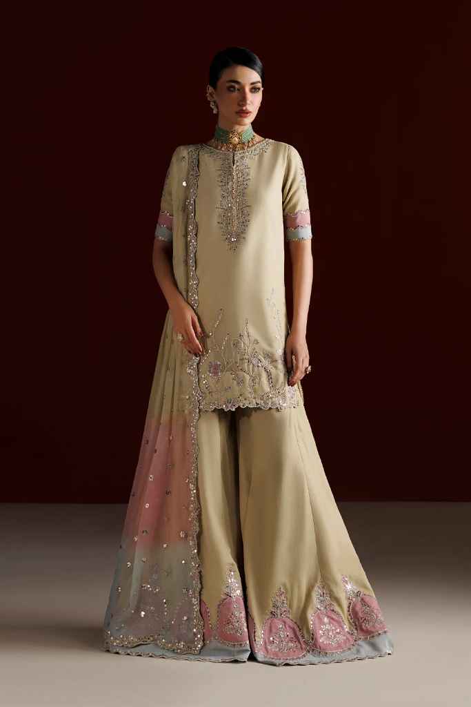 CC-108 Embroidered Chiffon | SEMI FORMALS VOL 1 | IZNIK in UK USA UAE online kapraye.com