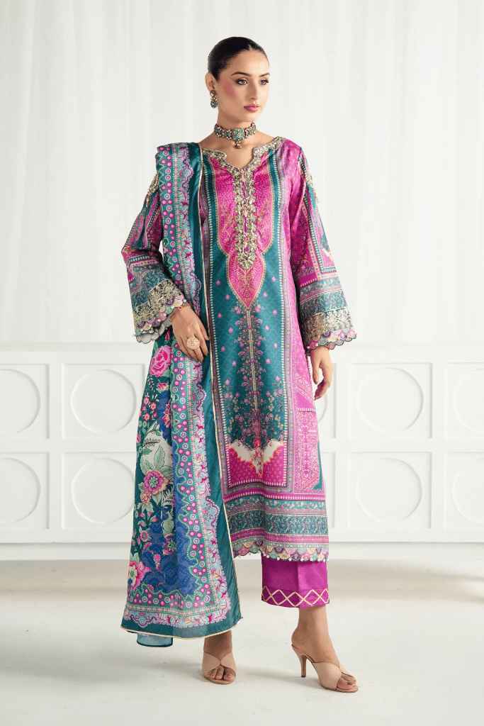 Zeal | AIRA PRINTED SILK | GULAAL Free Shipping to UK/USA/UAE Kapraye