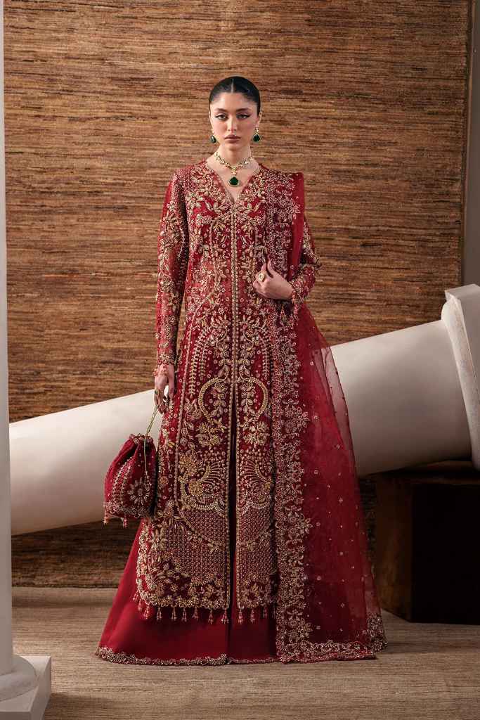 Ruby Veil | STARLIT JEWELS | EMAAN ADEEL in UK USA UAE online Kapraye Sale