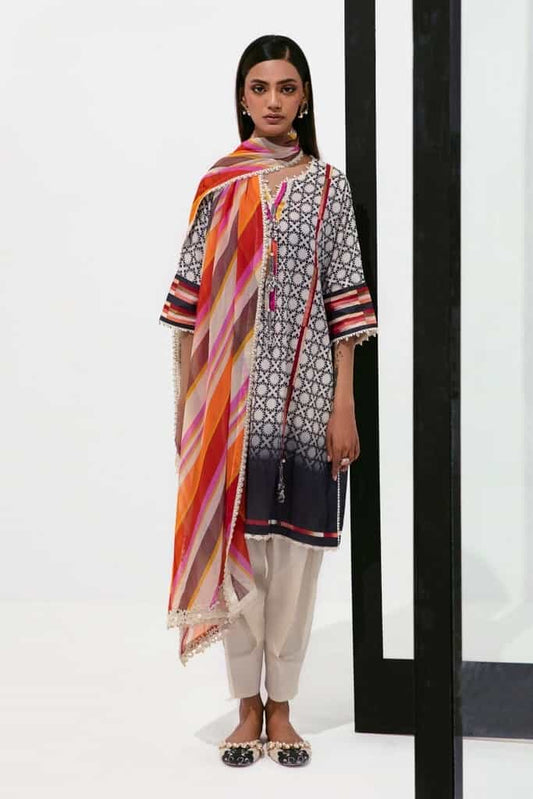 H231-020A-BI | Mahay Summer’23 | SANA SAFINAZ in UK USA UAE online kapraye.com