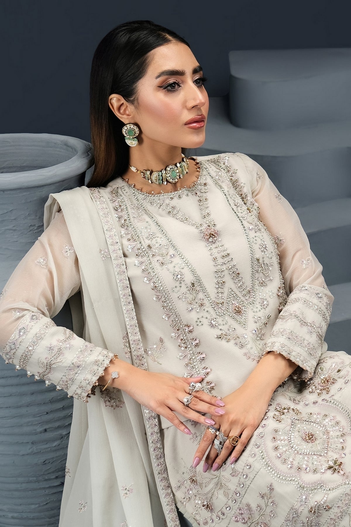 Roha-Reena || Handmade'24 || Alizeh in UK USA UAE online kapraye.com