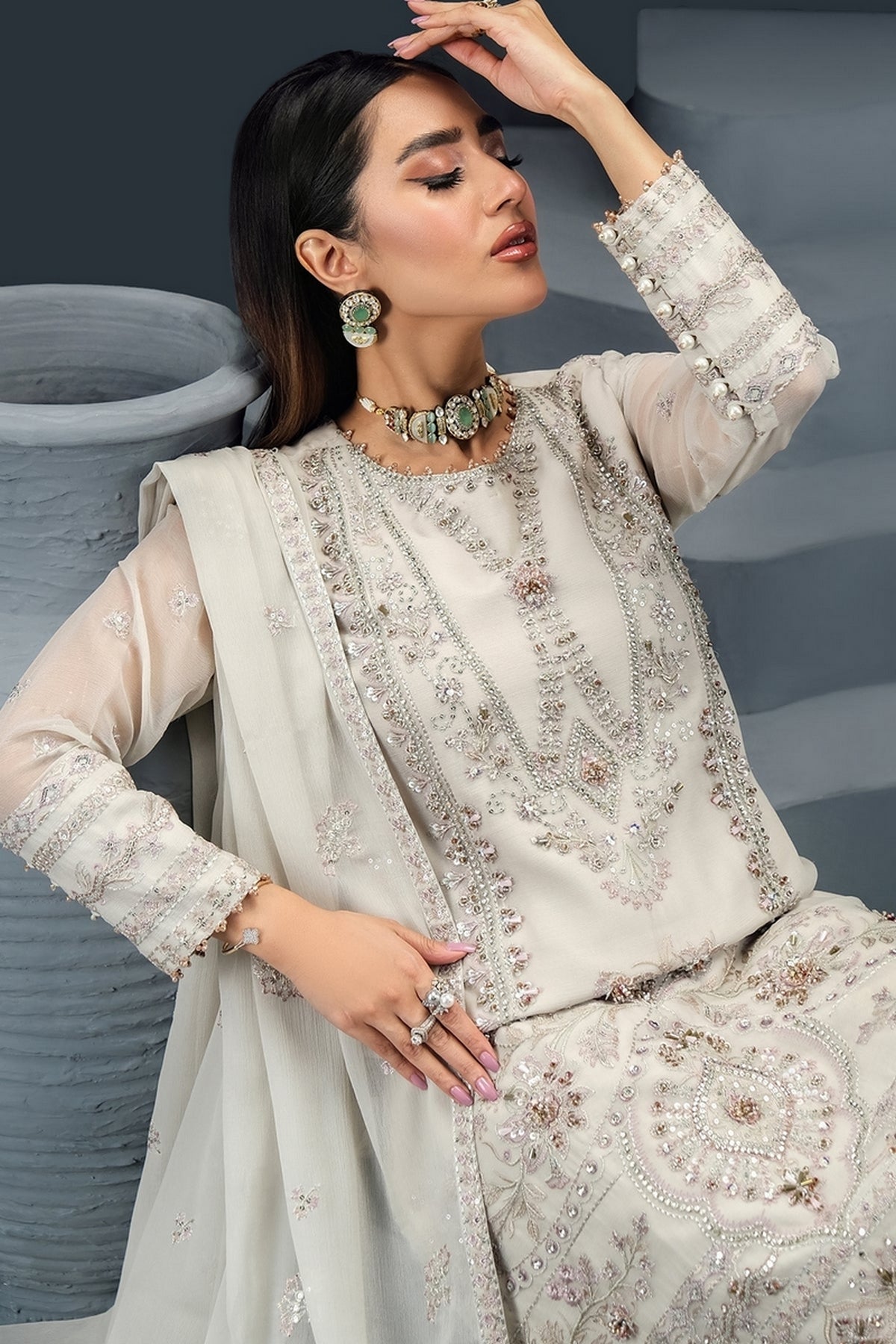 Roha-Reena || Handmade'24 || Alizeh in UK USA UAE online kapraye.com