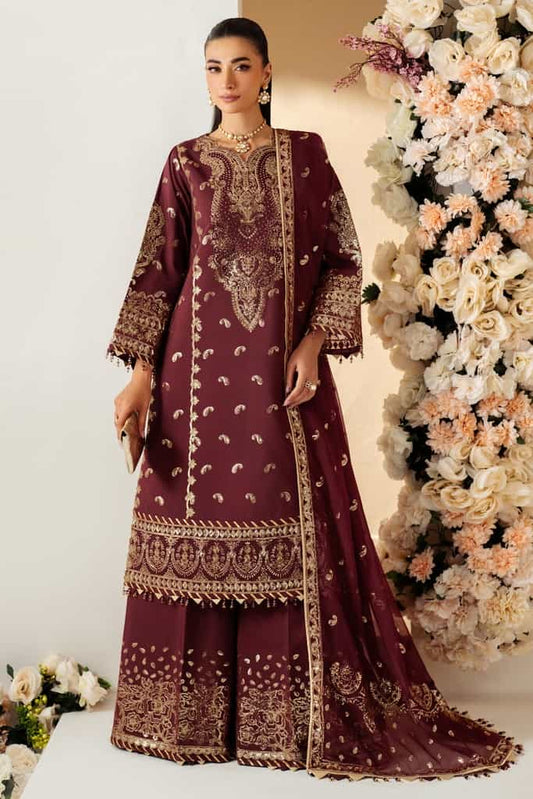 AF-RS-01-Salsa | Luxe - Luxury Raw Silk | Alizeh Fashion in UK USA UAE online kapraye.com