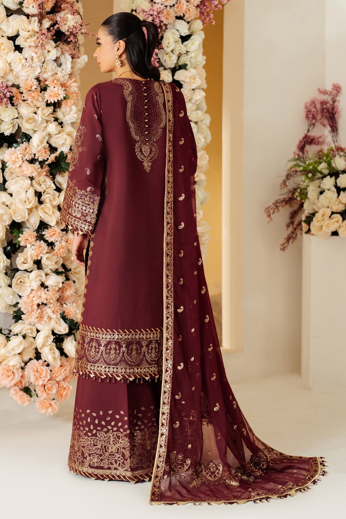 AF-RS-01-Salsa | Luxe - Luxury Raw Silk | Alizeh Fashion in UK USA UAE online kapraye.com