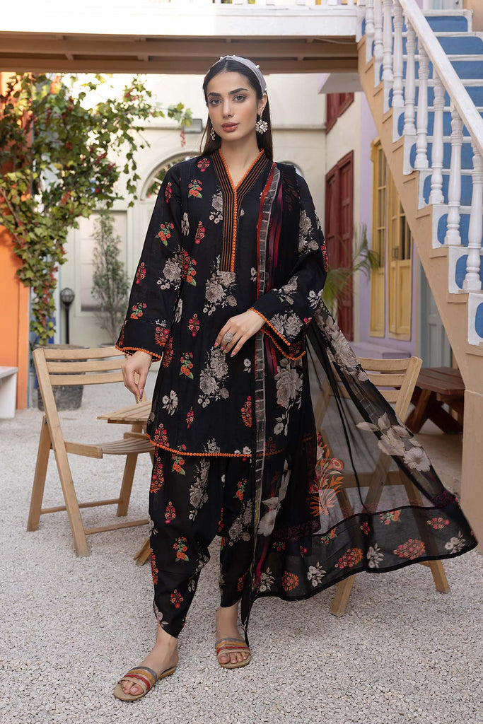 3-Pc Digital Printed Lawn Shirt With Lawn Trouser and Chiffon Dupatta CPM23-62 | PRINT MELODY | CHARIZMA in UK USA UAE online kapraye.com