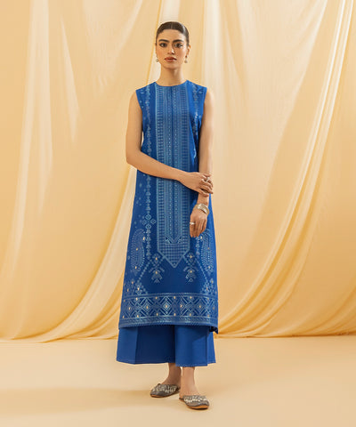 DYED EXTRA WEFT JACQUARD SHIRT | JACQUARD EID EDITION | SAPPHIRE in UK USA UAE online kapraye.com