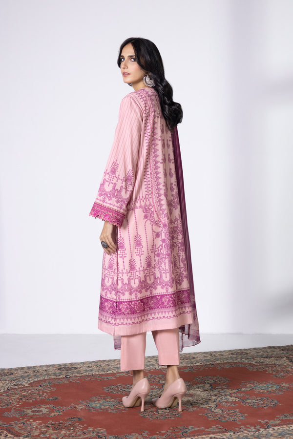 3 Piece - Embroidered Silk Suit || SILK || SAPPHIRE in UK USA UAE online kapraye.com