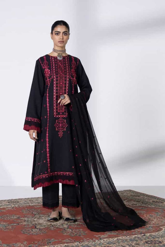 3 Piece - Embroidered Dobby Suit || SIGNATURE || SAPPHIRE in UK USA UAE online kapraye.com