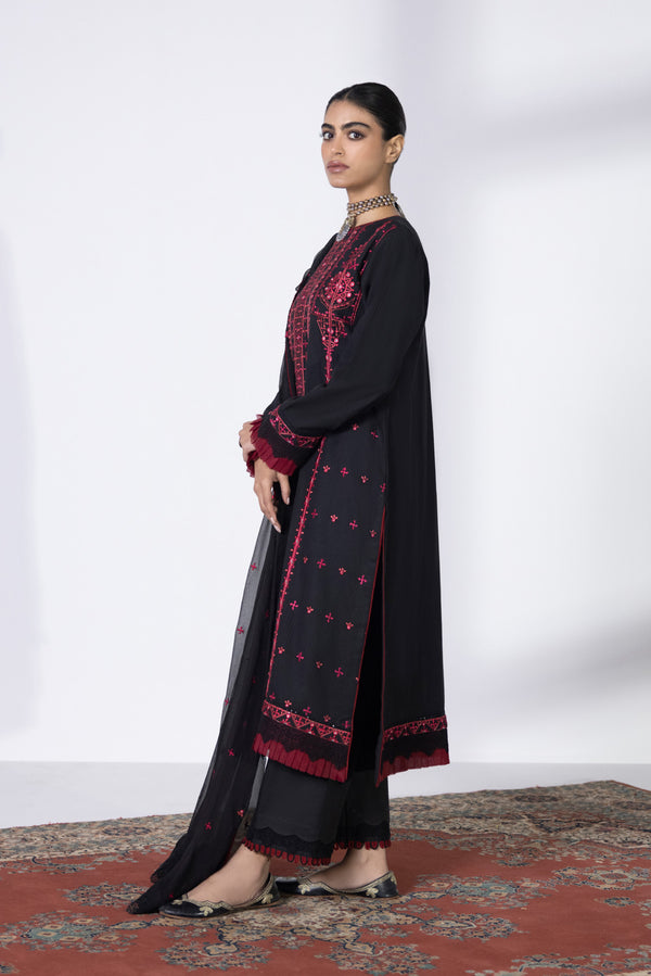 3 Piece - Embroidered Dobby Suit || SIGNATURE || SAPPHIRE in UK USA UAE online kapraye.com