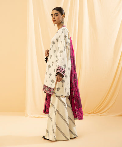 3 PIECE - DYED EXTRA WEFT JACQUARD SUIT | JACQUARD EID EDITION | SAPPHIRE in UK USA UAE online kapraye.com