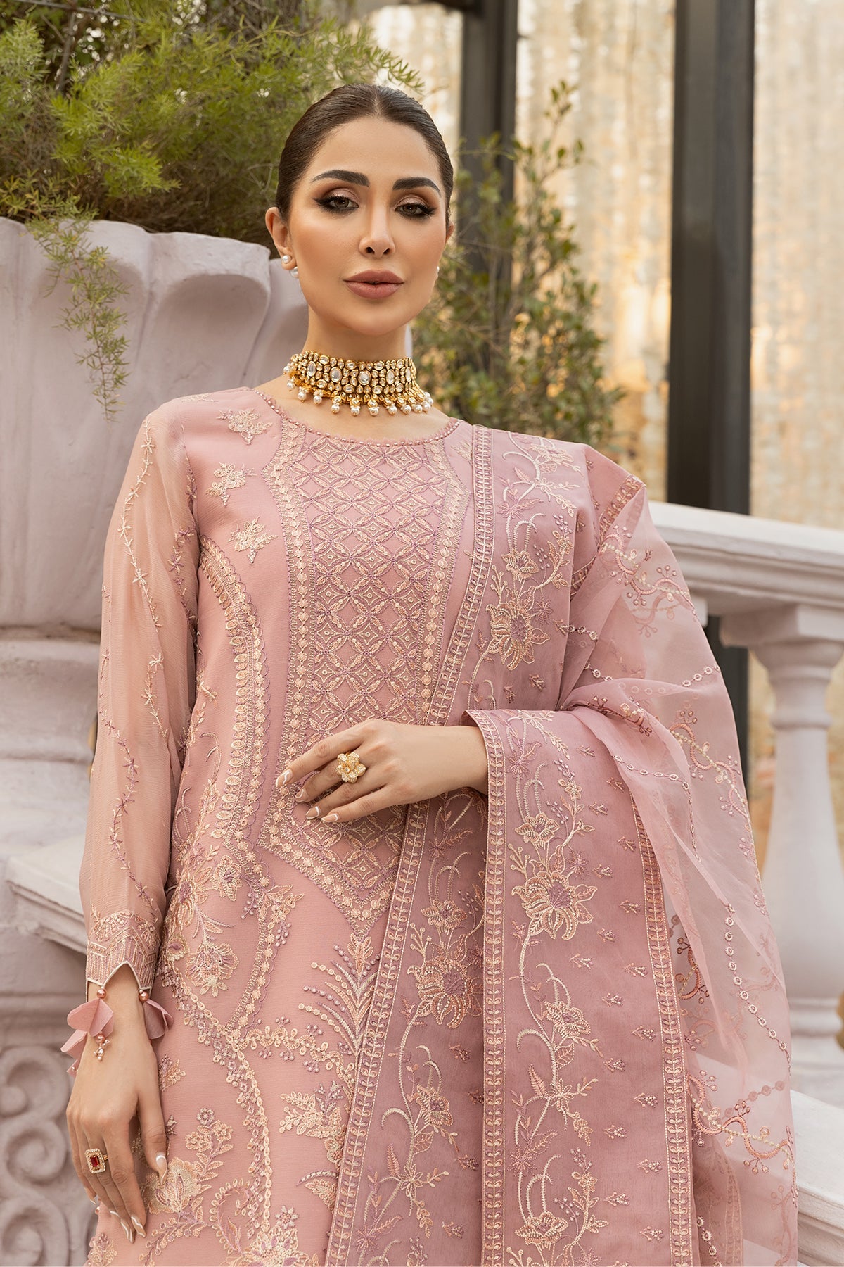 Pink - Dhaagay V01D02 || DHAAGEY-V01 || ALIZEH FASHION in UK USA UAE online kapraye.com