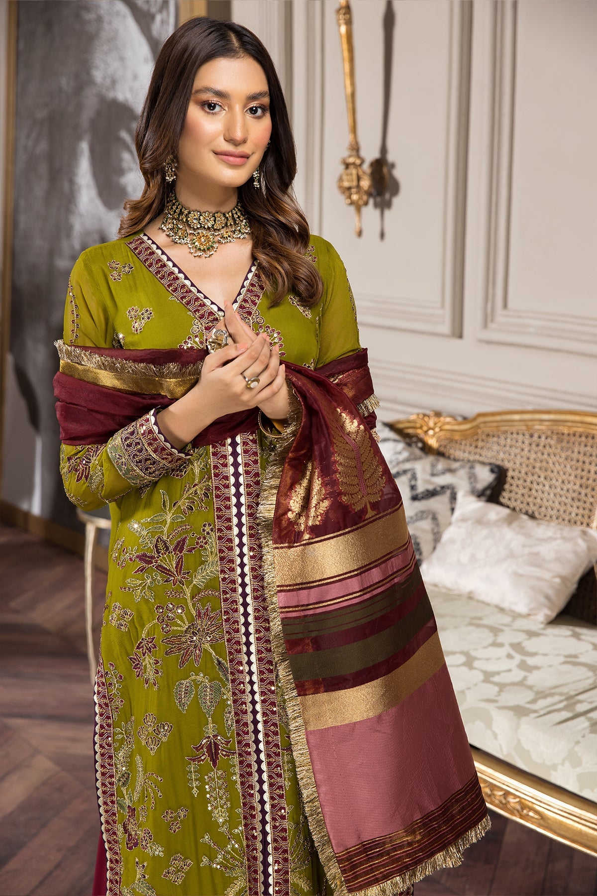 Nayab || AQS E DAST || ALIZEH FASHION in UK USA UAE online kapraye.com