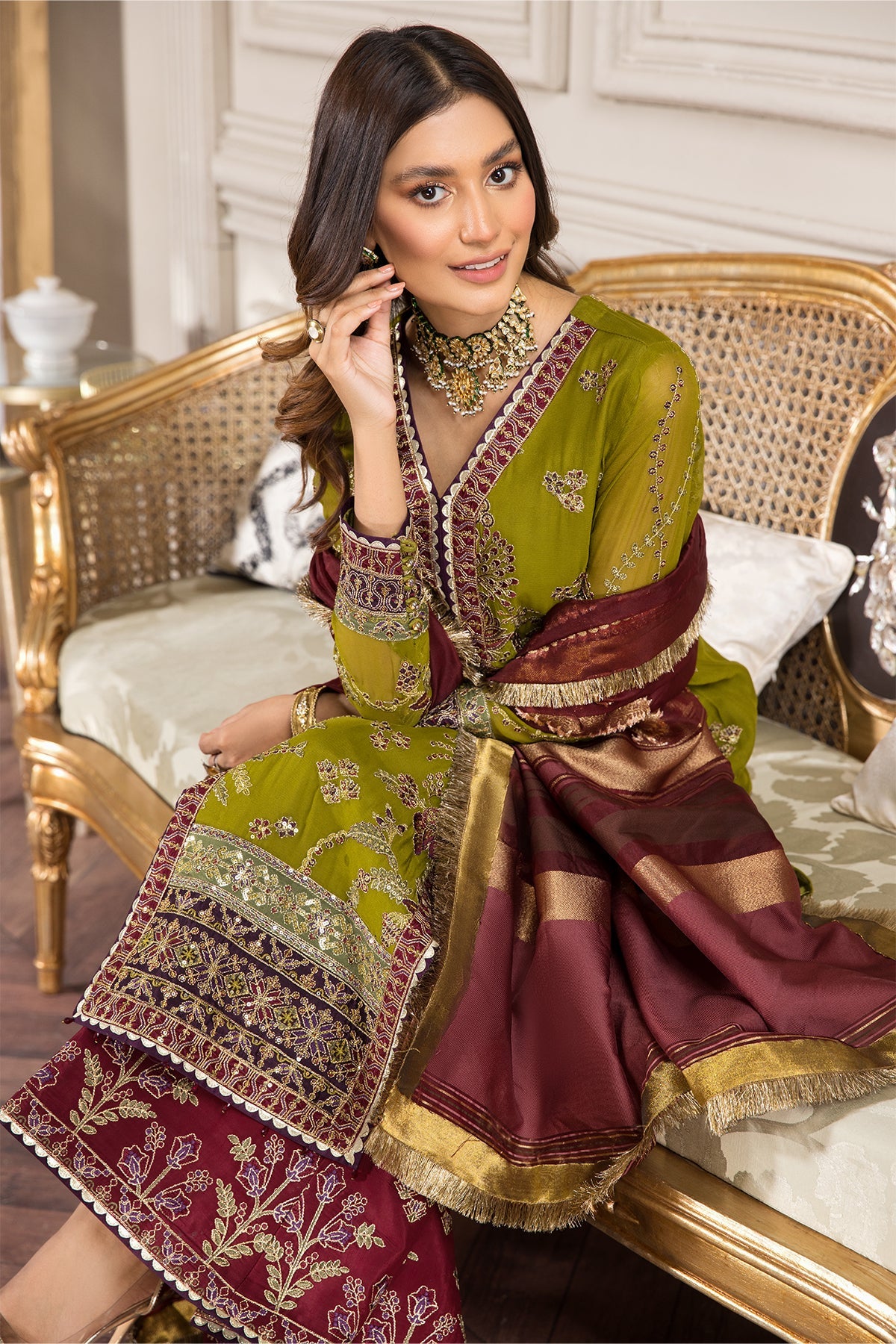 Nayab || AQS E DAST || ALIZEH FASHION in UK USA UAE online kapraye.com