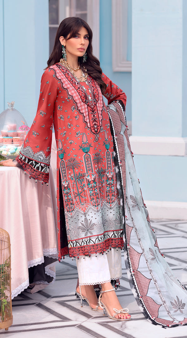 GULNAZ || LUXURY FESTIVE LAWN '22 “AFSANA” || ANAYA By Kiran Chaudhry in UK USA UAE online kapraye.com