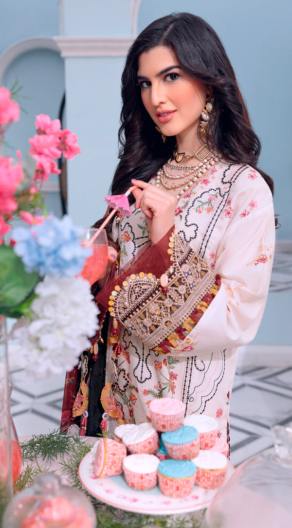 SOHA || LUXURY FESTIVE LAWN '22 “AFSANA” || ANAYA By Kiran Chaudhry in UK USA UAE online kapraye.com