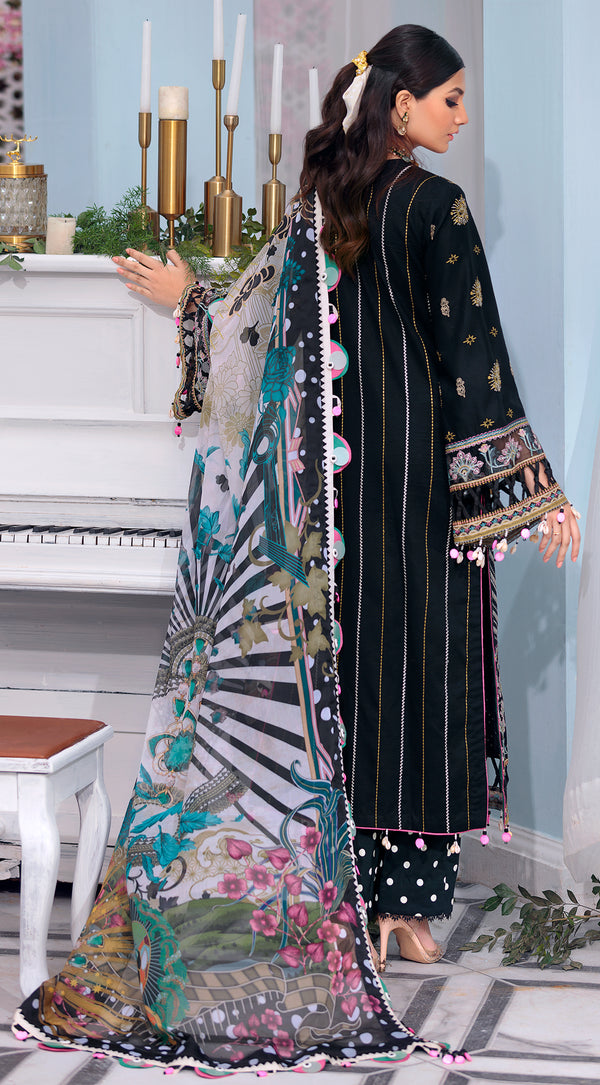 HANIYA || LUXURY FESTIVE LAWN '22 “AFSANA” || ANAYA By Kiran Chaudhry in UK USA UAE online kapraye.com