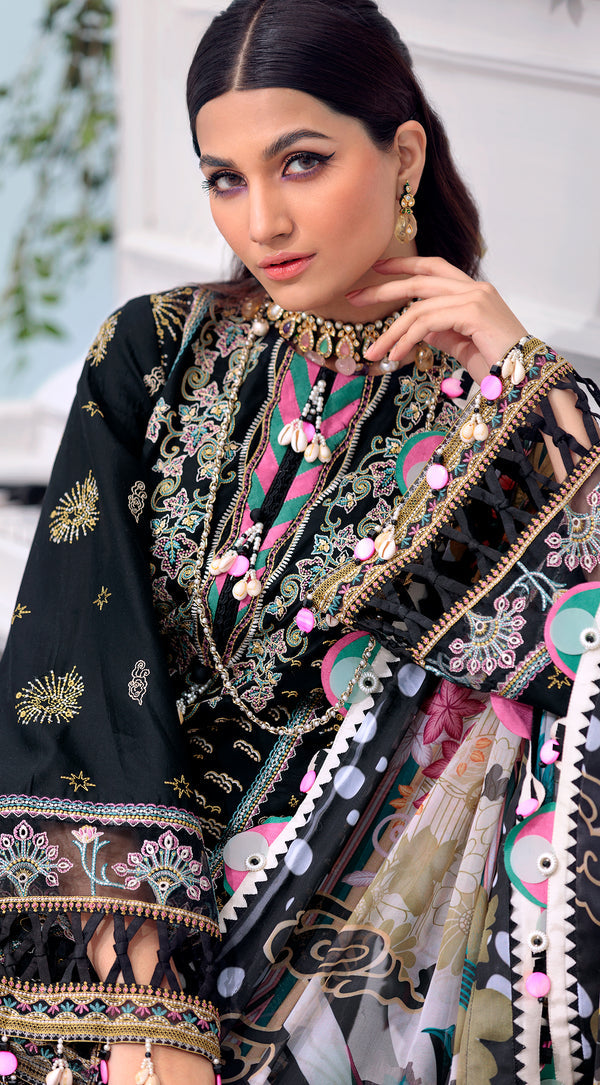 HANIYA || LUXURY FESTIVE LAWN '22 “AFSANA” || ANAYA By Kiran Chaudhry in UK USA UAE online kapraye.com