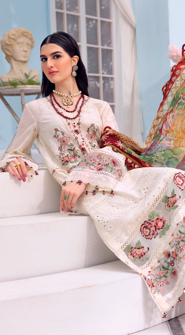 SOHAYE || LUXURY FESTIVE LAWN '22 “AFSANA” || ANAYA By Kiran Chaudhry in UK USA UAE online kapraye.com