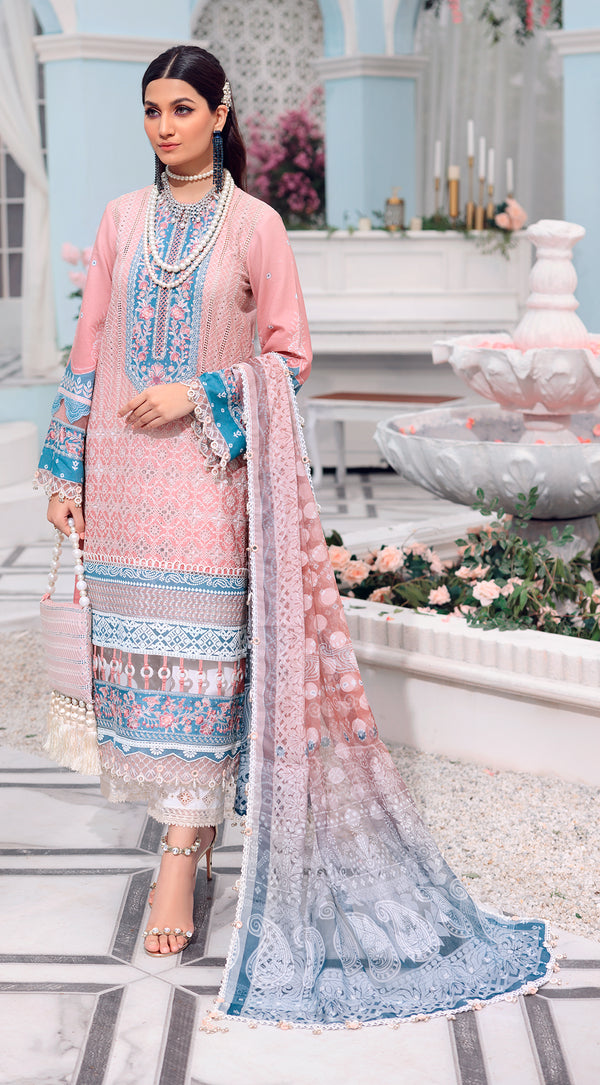 SANYA || LUXURY FESTIVE LAWN '22 “AFSANA” || ANAYA By Kiran Chaudhry in UK USA UAE online kapraye.com