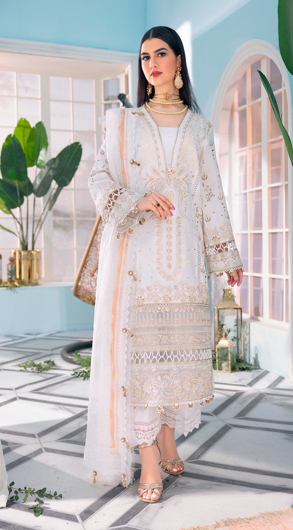 NOOREH || LUXURY FESTIVE LAWN '22 “AFSANA” || ANAYA By Kiran Chaudhry in UK USA UAE online kapraye.com