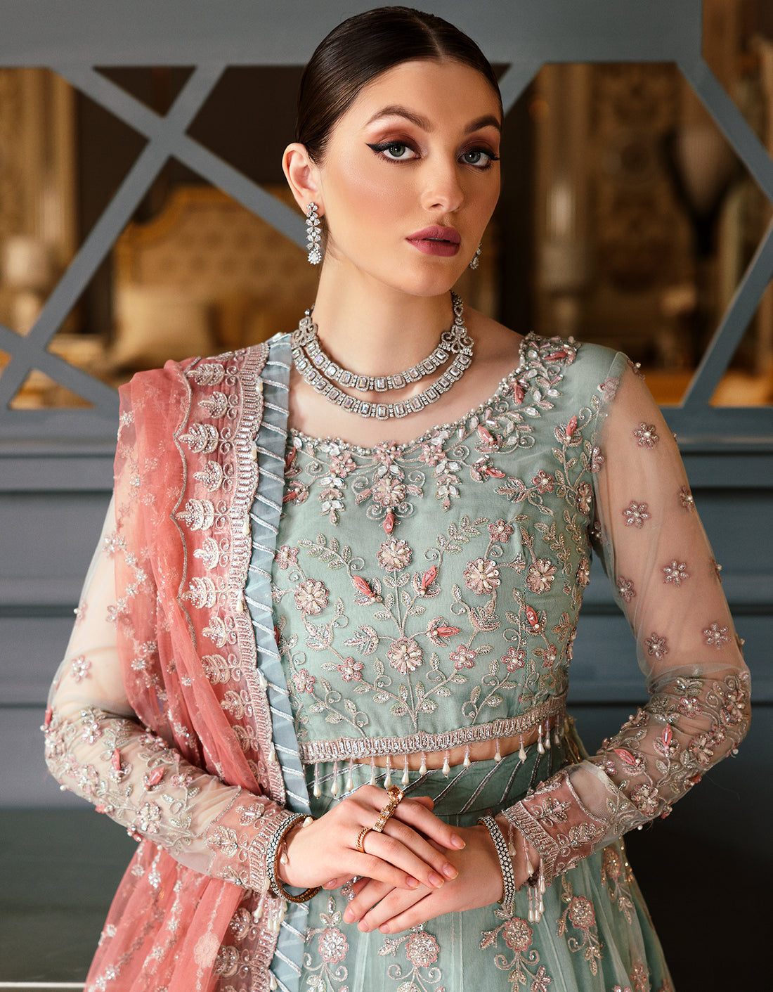 MH-02 || CHIFFON COLLECTION || EMAAN ADEEL in UK USA UAE online kapraye.com