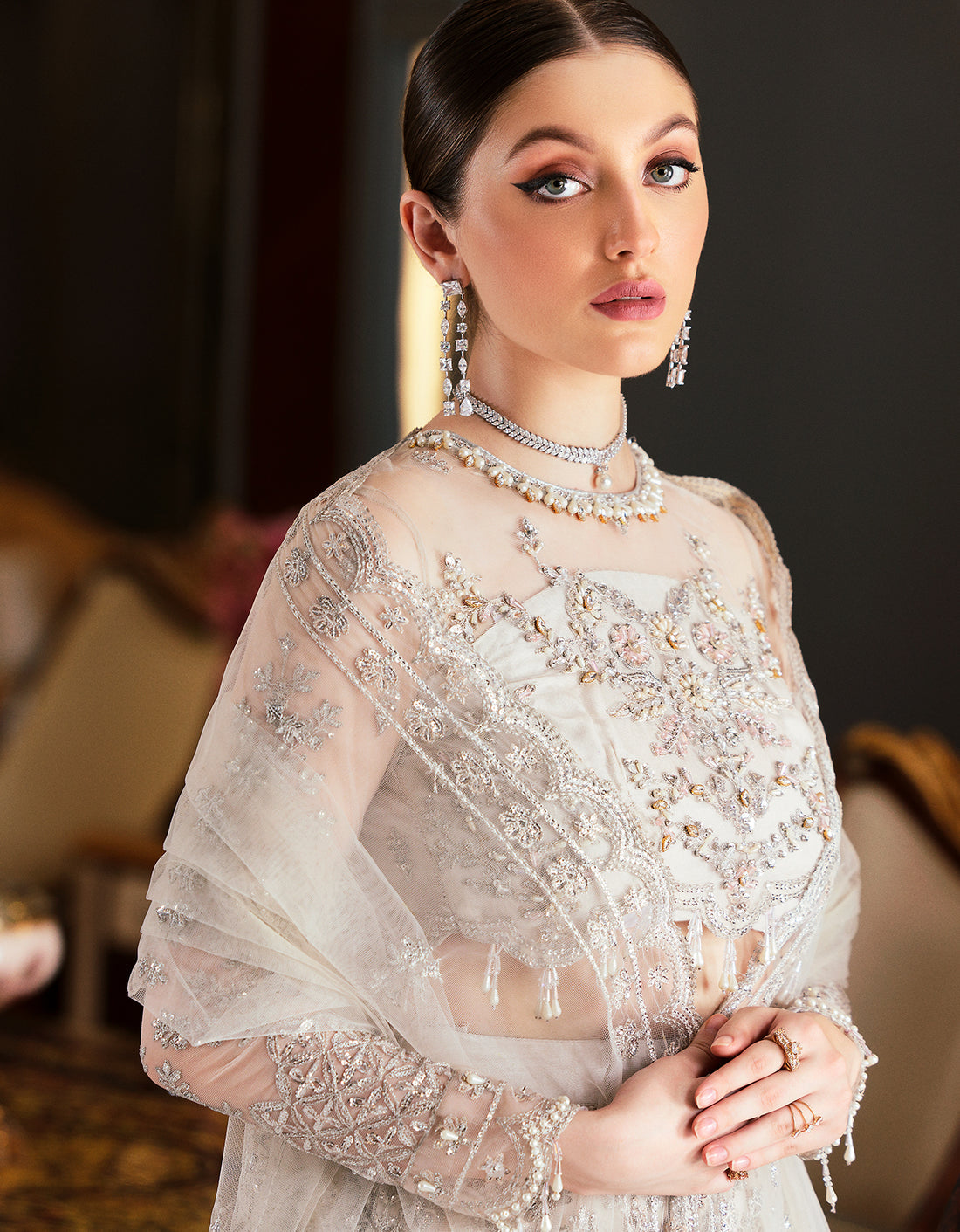 MH-03 || CHIFFON COLLECTION || EMAAN ADEEL in UK USA UAE online kapraye.com