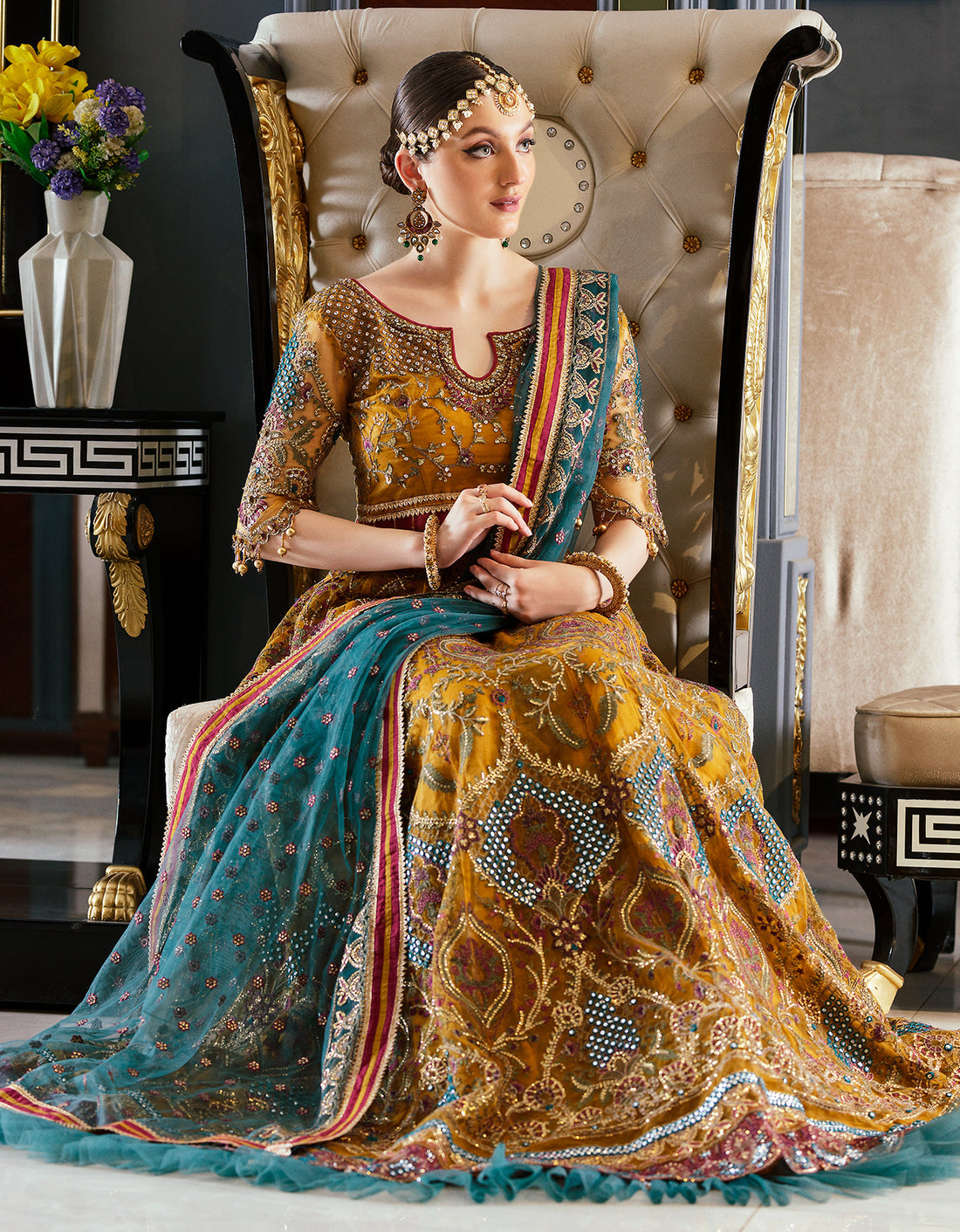 MH-06 || CHIFFON COLLECTION || EMAAN ADEEL in UK USA UAE online kapraye.com