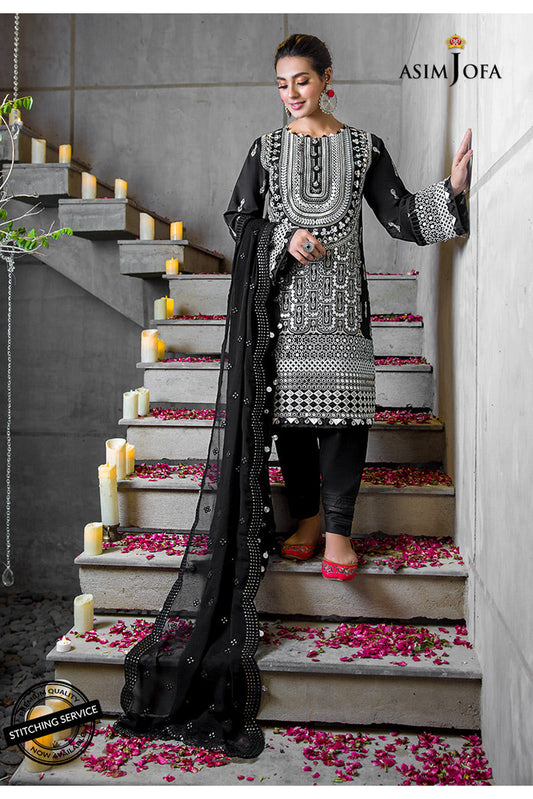 AJCK-02 || Chikankari Eid Collection || Asim Jofa in UK USA UAE online kapraye.com