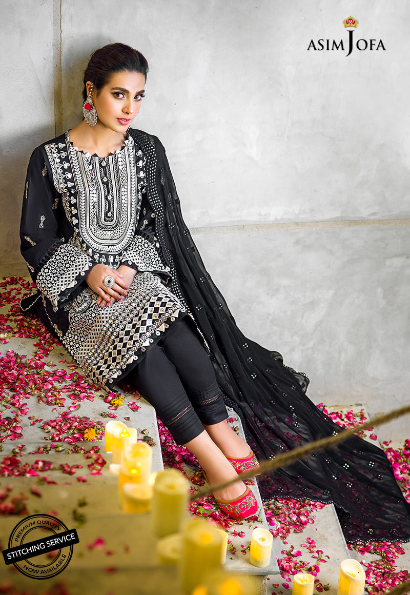 AJCK-02 || Chikankari Eid Collection || Asim Jofa in UK USA UAE online kapraye.com