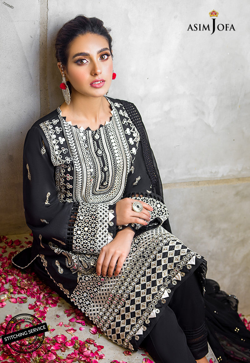 AJCK-02 || Chikankari Eid Collection || Asim Jofa in UK USA UAE online kapraye.com