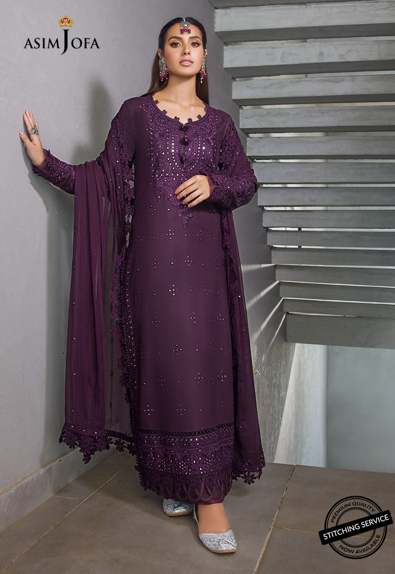 AJCK-05 || Chikankari Eid Collection || Asim Jofa in UK USA UAE online kapraye.com