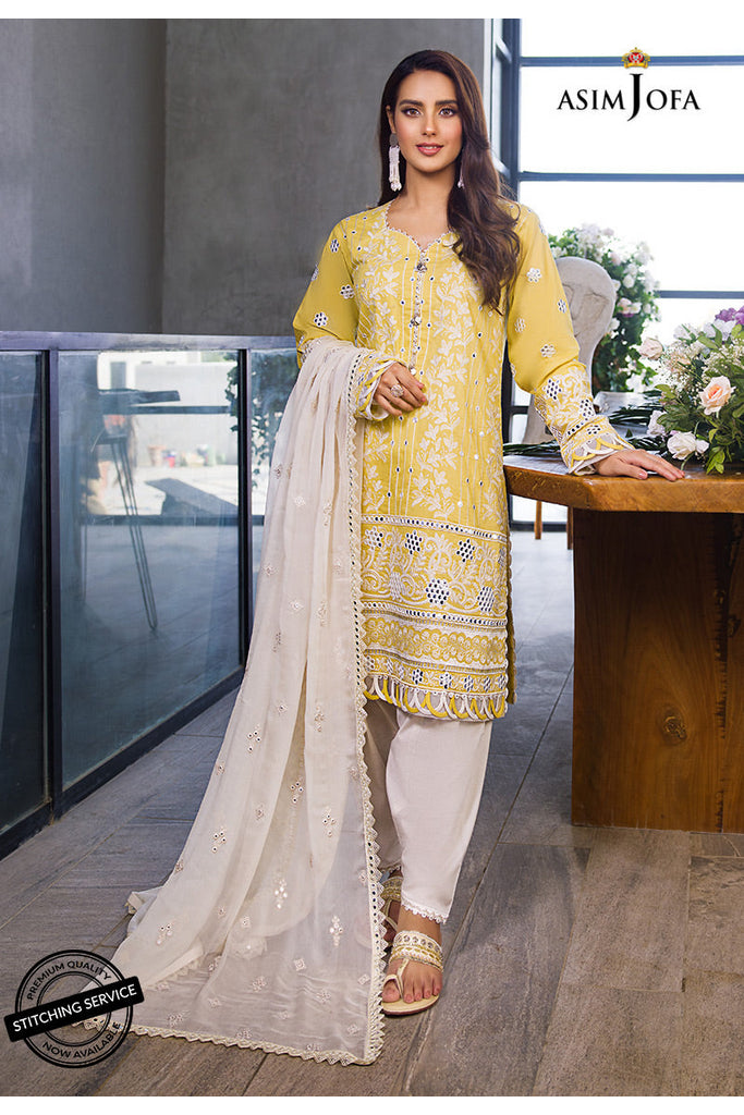 AJCK-06 || Chikankari Eid Collection || Asim Jofa in UK USA UAE online kapraye.com