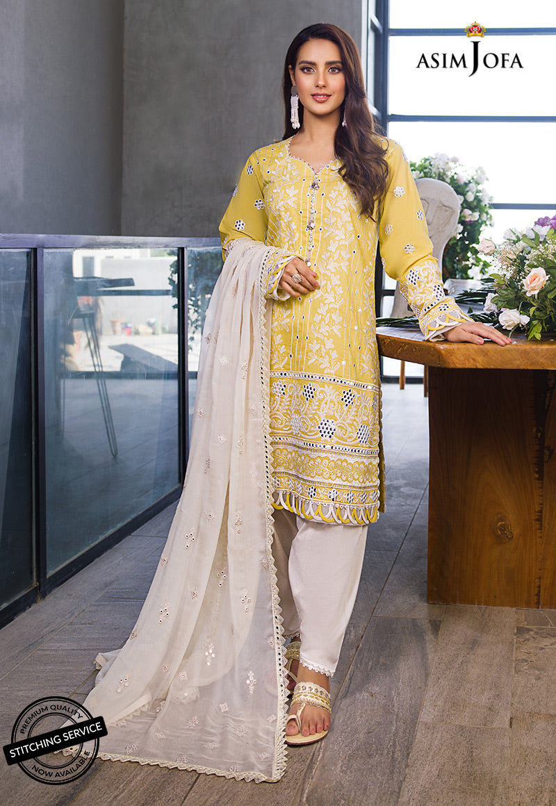 AJCK-06 || Chikankari Eid Collection || Asim Jofa in UK USA UAE online kapraye.com