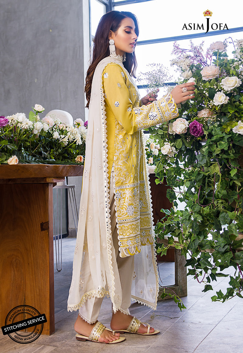 AJCK-06 || Chikankari Eid Collection || Asim Jofa in UK USA UAE online kapraye.com