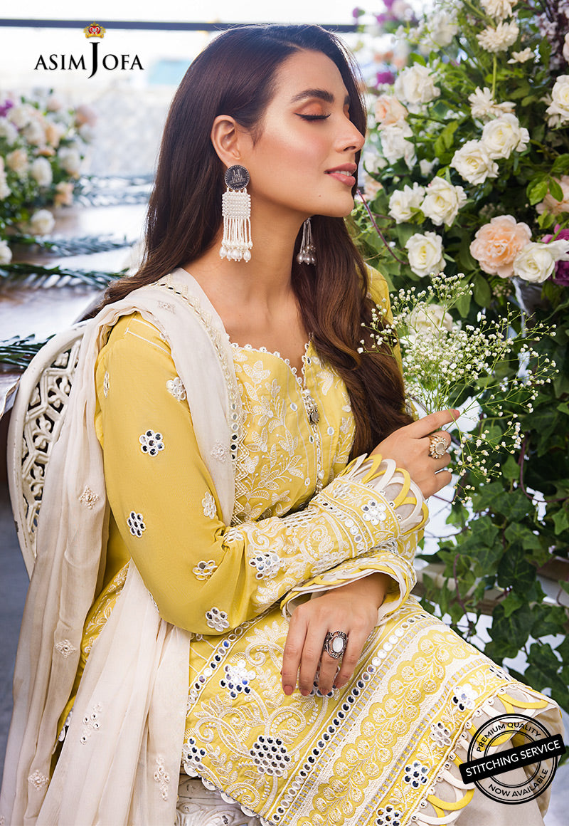 AJCK-06 || Chikankari Eid Collection || Asim Jofa in UK USA UAE online kapraye.com